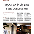 DonBar Design ... reportage vu dans L'Art de la Cheminée